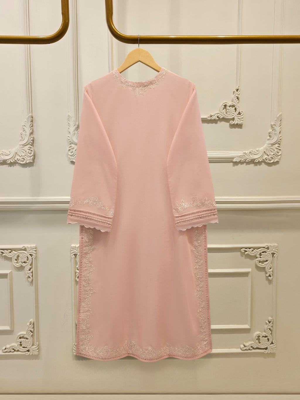 2 Piece - Embroidered Cambric Suit S115015