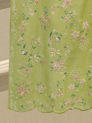 3 Piece - Pure Khaddi Silk Embroidered  Suit S115092