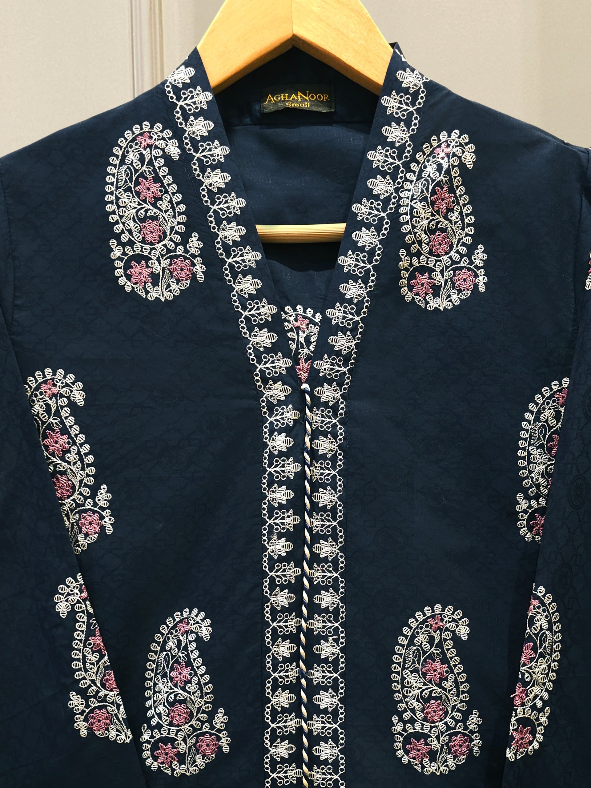 2 Piece - Embroidered Cambric Suit S115089 Secondary image
