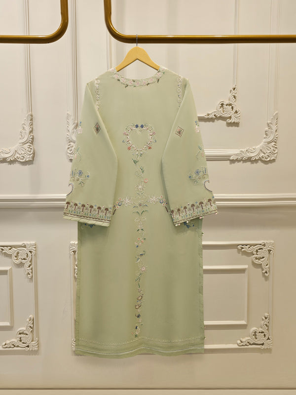 2 Piece - Embroidered Cambric Suit WS00399