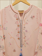 2 Piece - Embroidered Cambric Suit WS00398