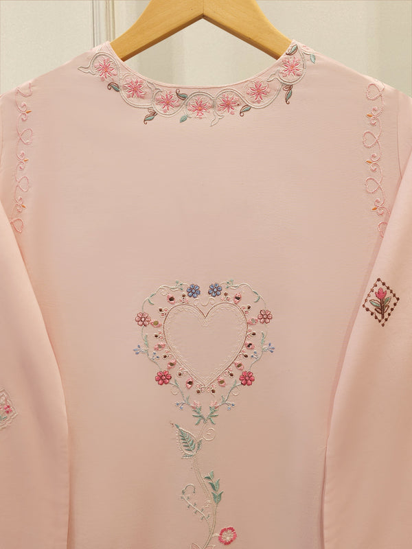 2 Piece - Embroidered Cambric Suit WS00398