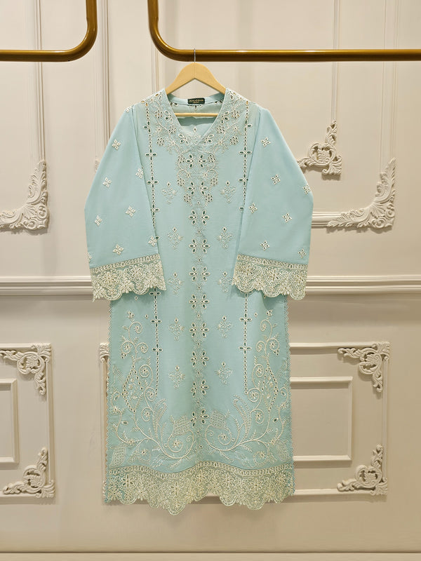 2 Piece - Embroidered Cambric Suit S115148