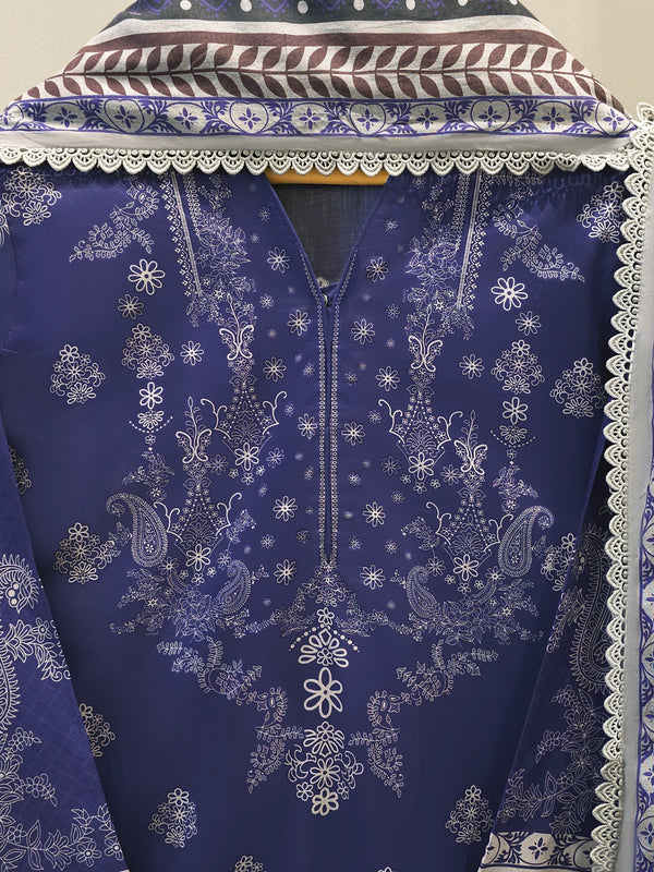 2 Piece Digital Printed Lawn Suit S115158