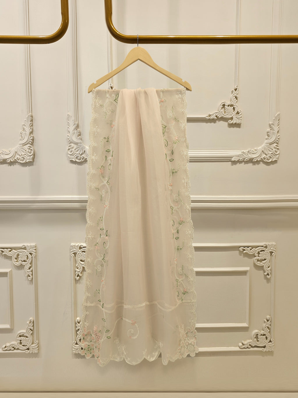 3 Piece - Pure Khaddi Silk Embroidered  Suit S115165