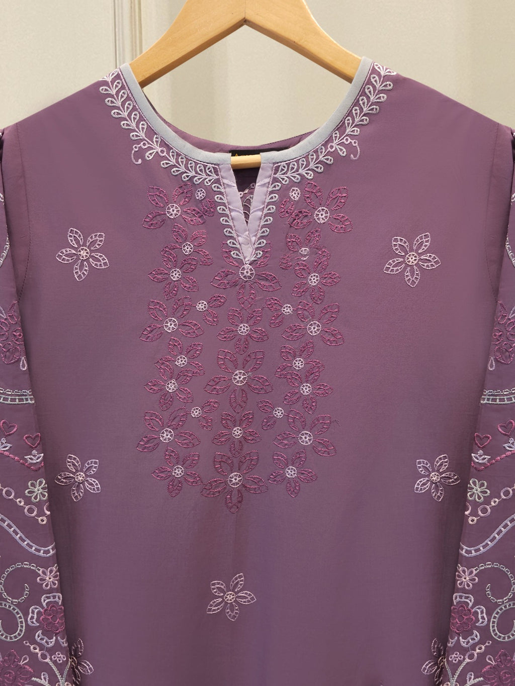 2 Piece - Embroidered Cambric Suit S115167