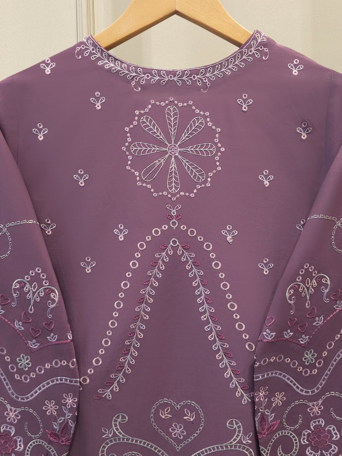 2 Piece - Embroidered Cambric Suit S115167