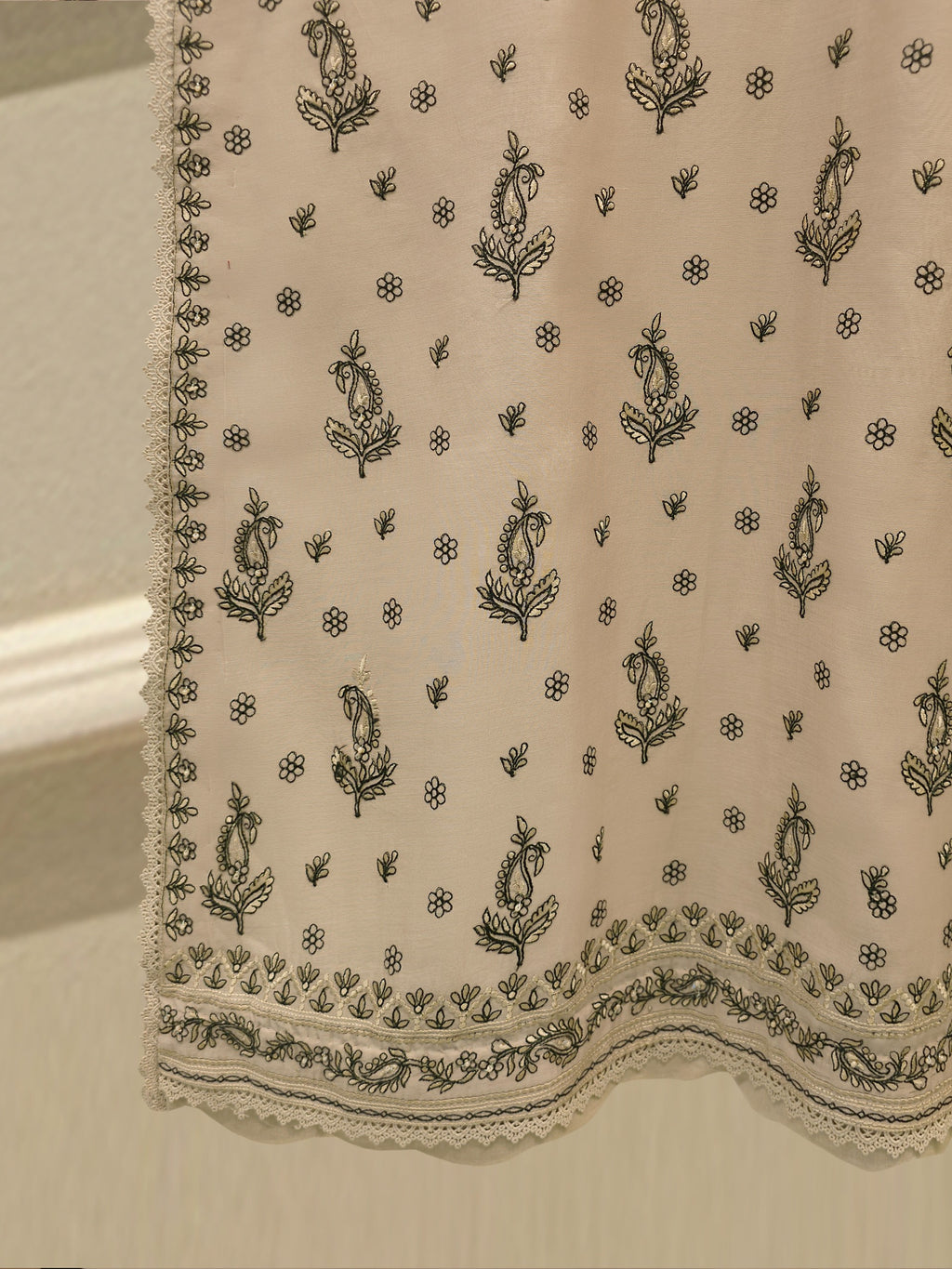 2 Piece - Embroidered Kora  Cotton Suit S115170