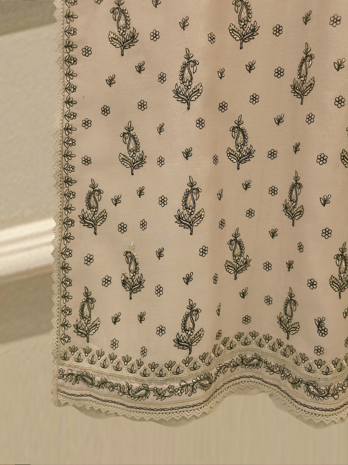 2 Piece - Embroidered Kora  Cotton Suit S115170