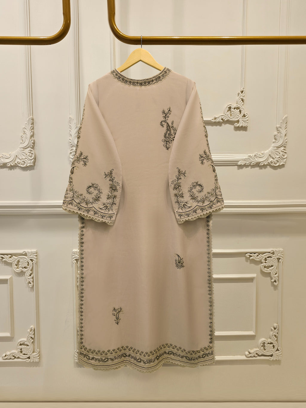 2 Piece - Embroidered Kora  Cotton Suit S115170