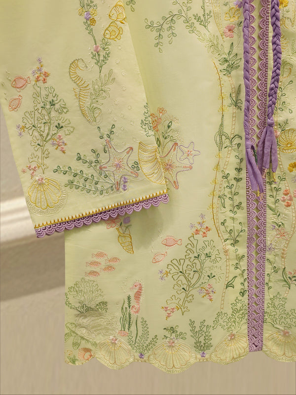 2 Piece - Embroidered Cambric Suit S115173