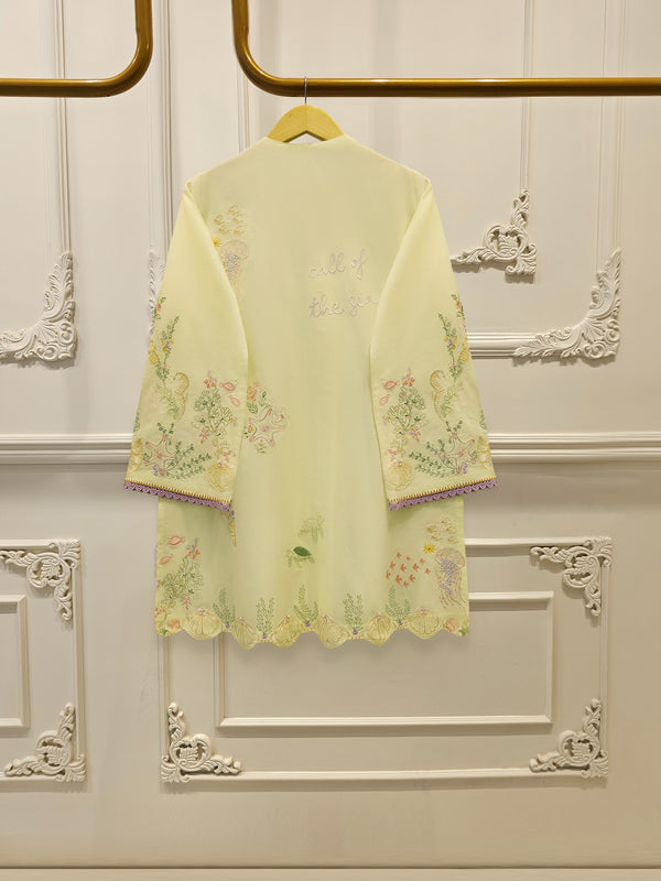 2 Piece - Embroidered Cambric Suit S115173