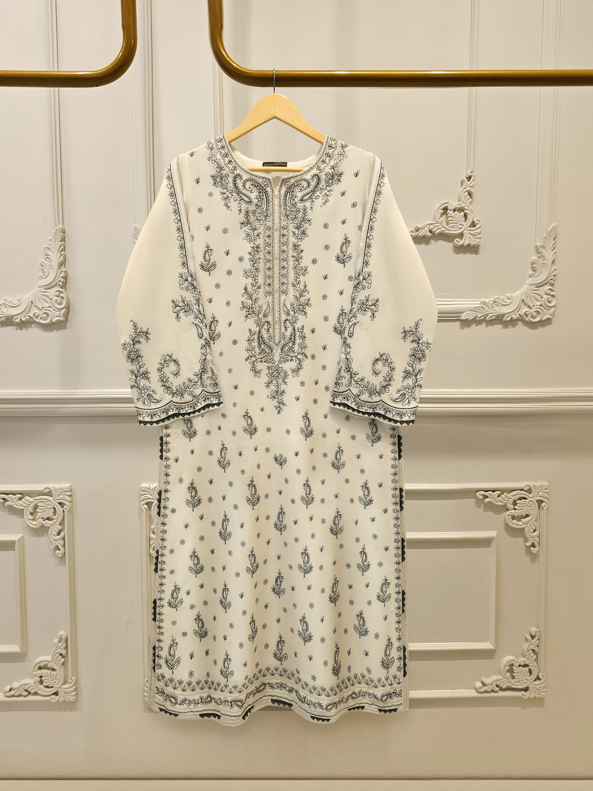 2 Piece - Embroidered Kora  Cotton Suit S115175 Main image