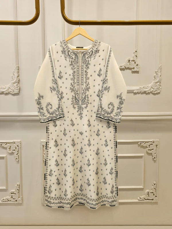 2 Piece - Embroidered Kora  Cotton Suit S115175