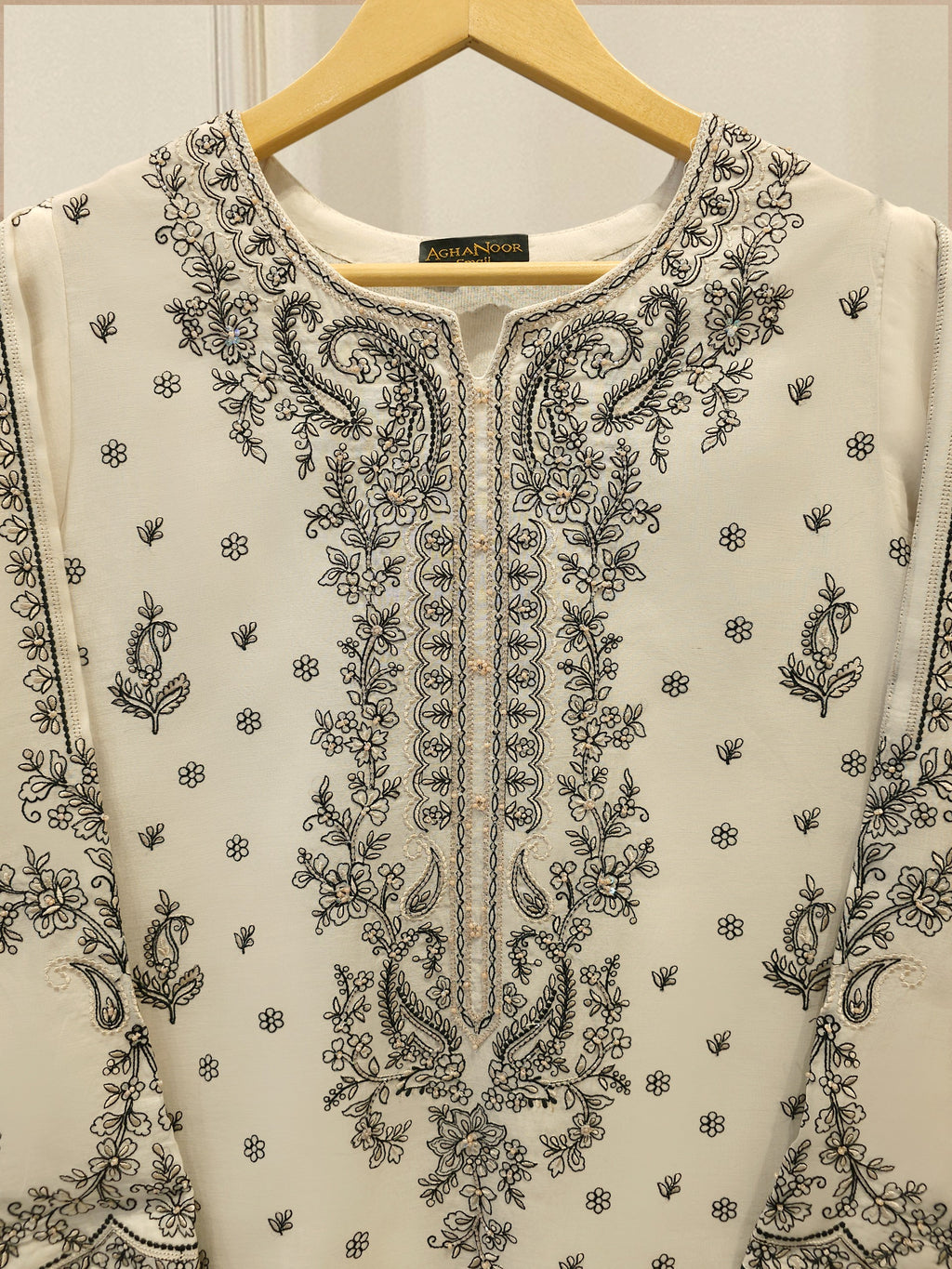 2 Piece - Embroidered Kora  Cotton Suit S115175