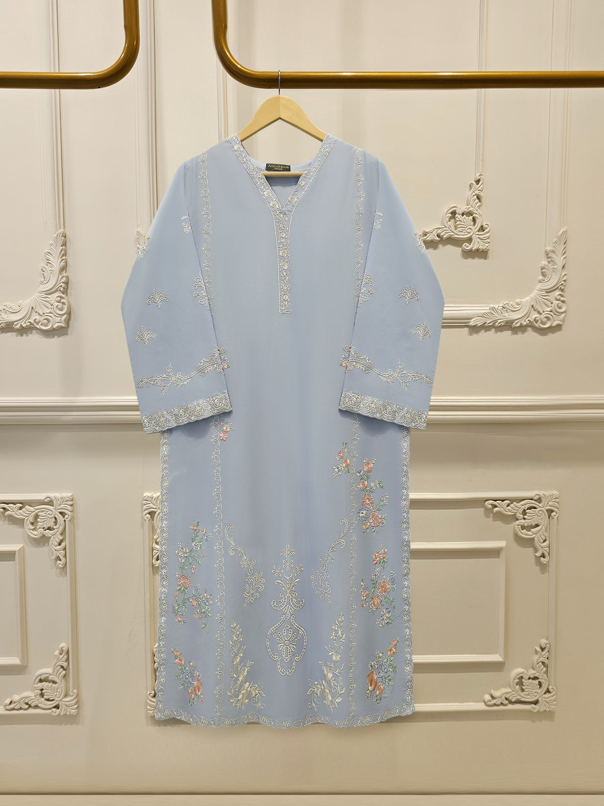 2 Piece - Embroidered Cambric Suit S115199