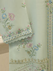 2 Piece- Pure Sheesha Silk Embroidered Suit S115229