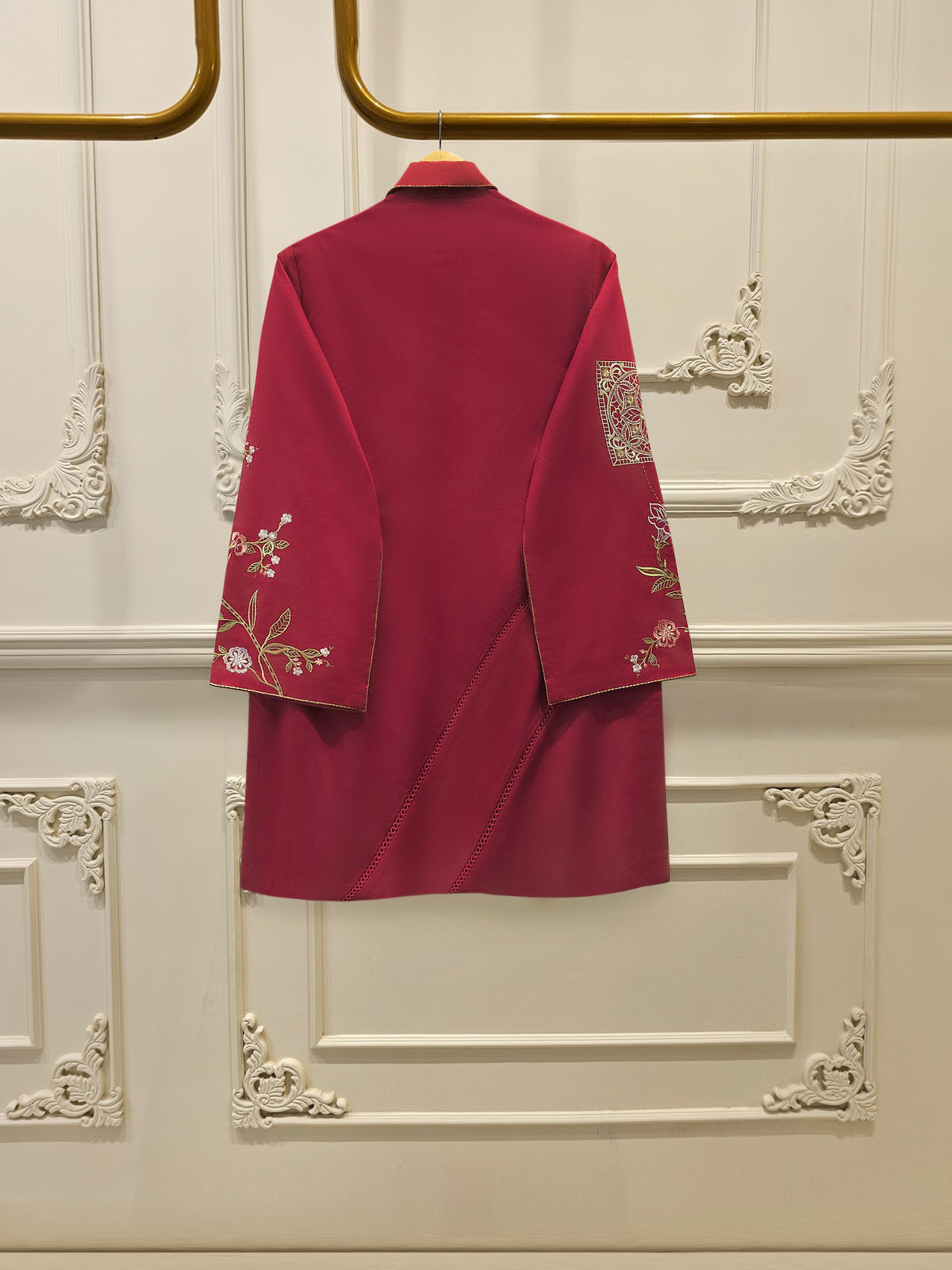 2 Piece - Embroidered Cambric Suit WS00397