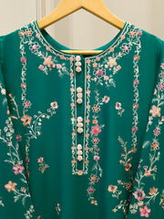 2 Piece - Embroidered Cambric Suit S115239