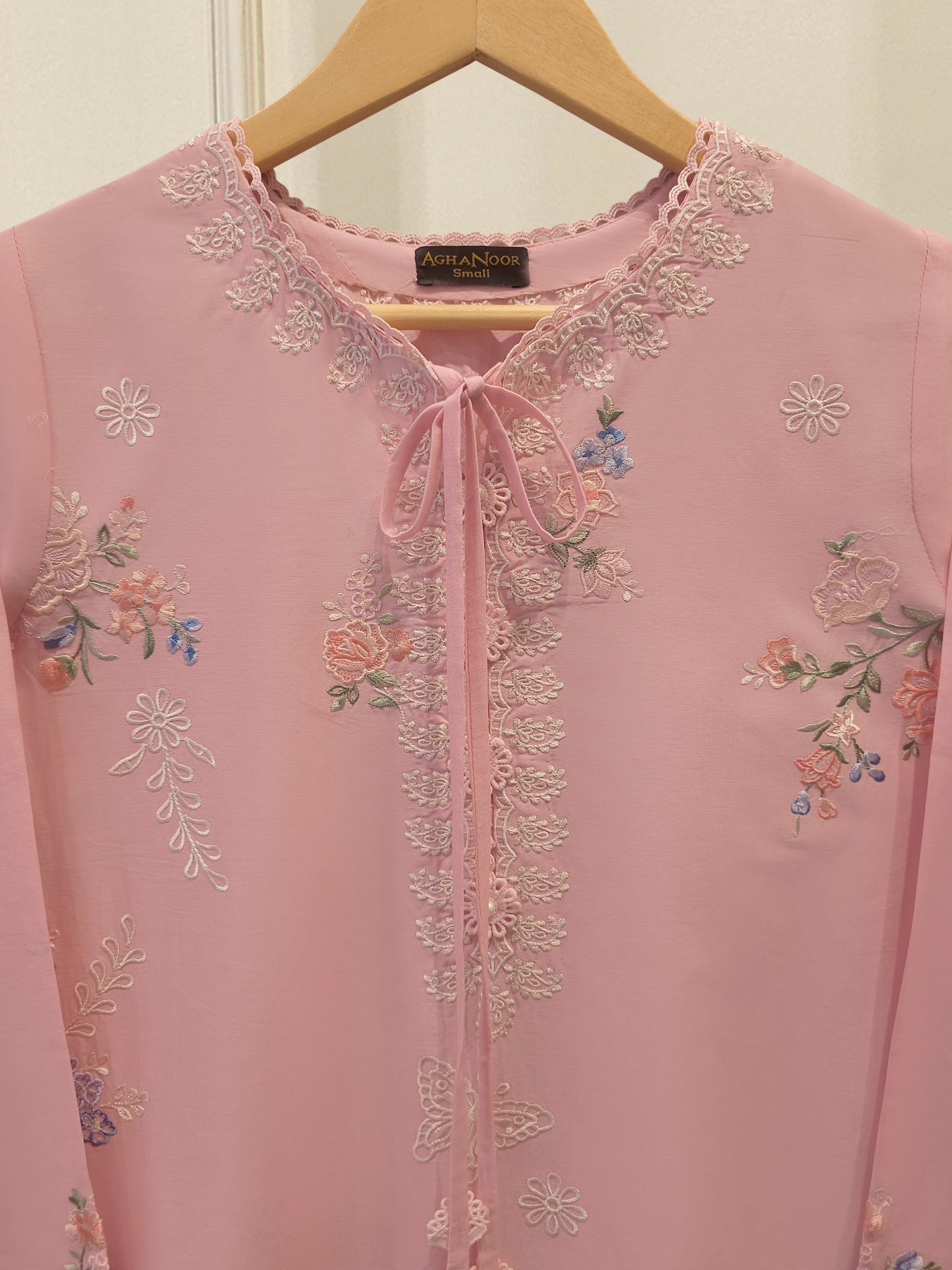 2 Piece - Embroidered Cambric Suit S115238 Secondary image