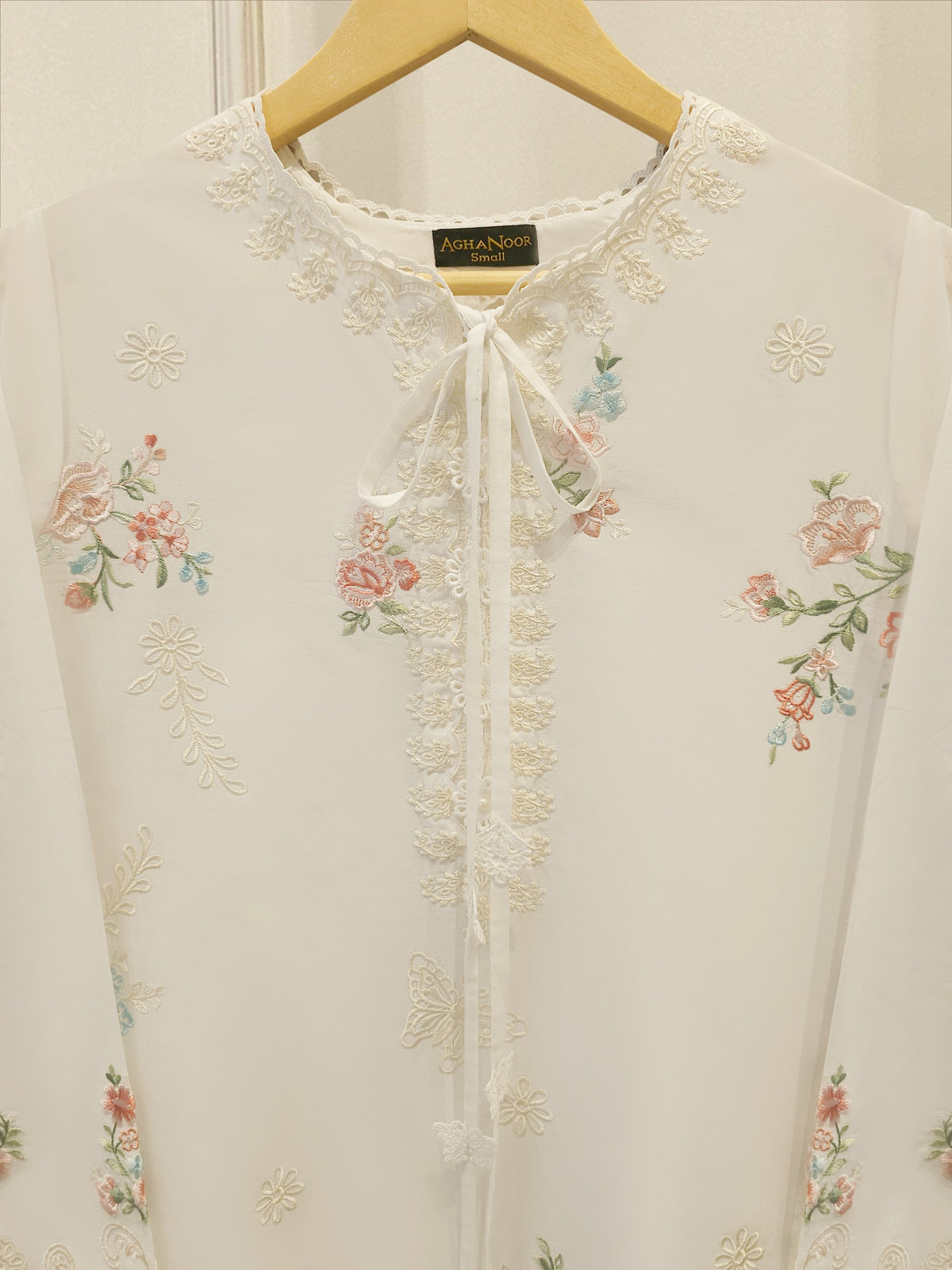 2 Piece - Embroidered Cambric Suit S115236