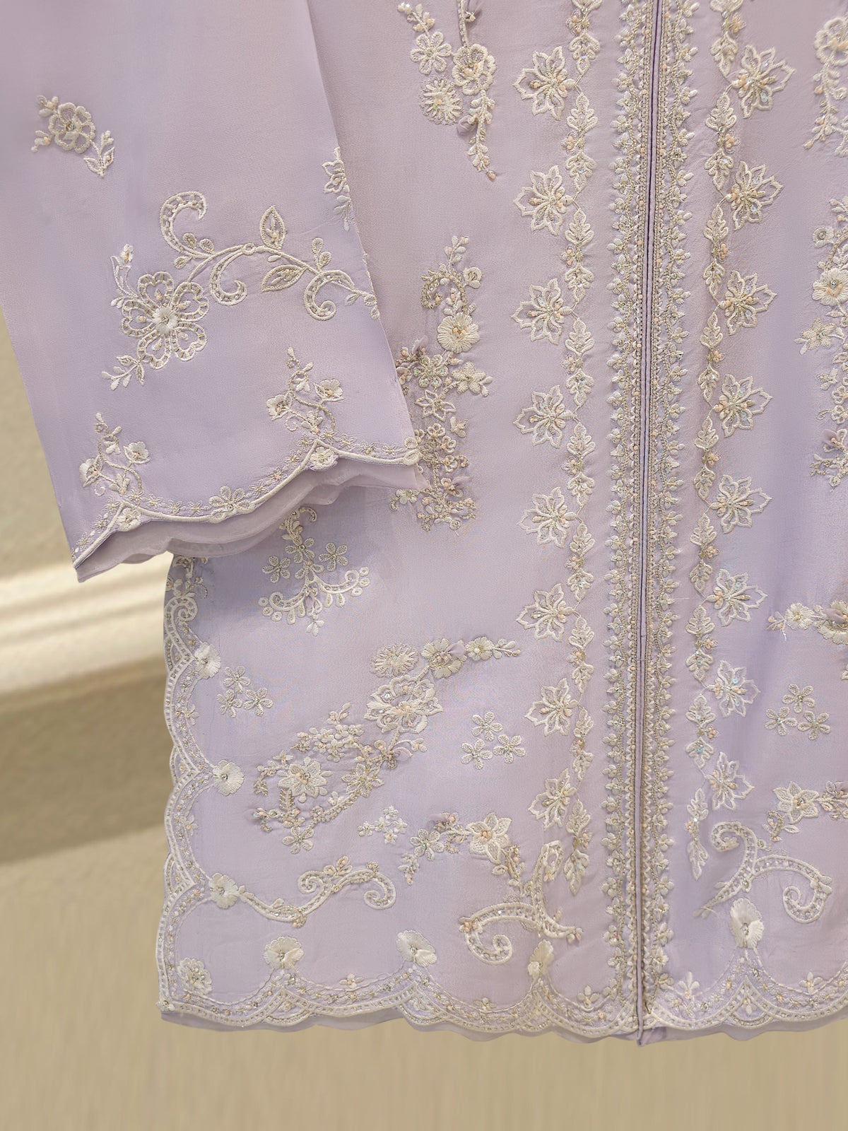 2 Piece- Pure Sheesha Silk Embroidered Suit S115245