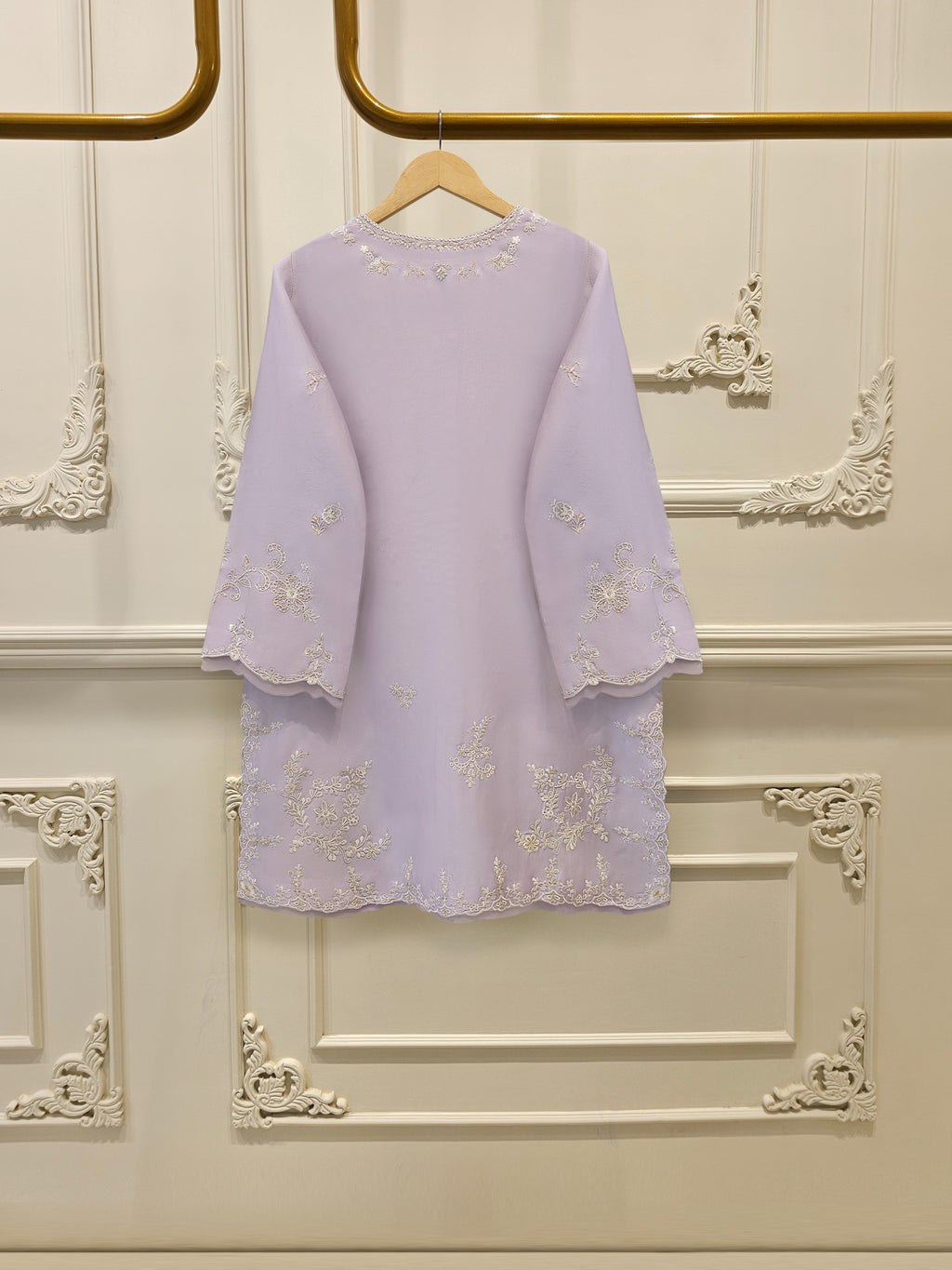 2 Piece- Pure Sheesha Silk Embroidered Suit S115245