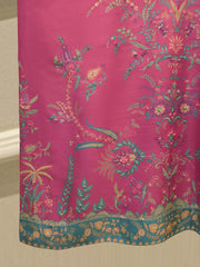2-Piece Pure Printed Silk Suit with Khadi Silk Pants S115259
