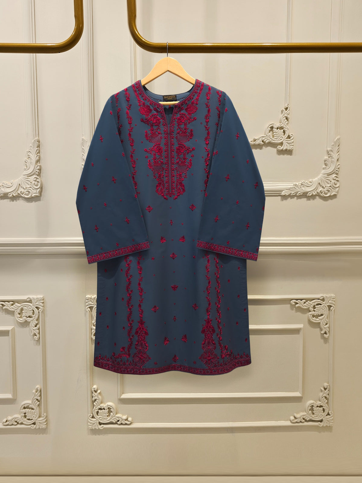 2 Piece - Embroidered Cambric Suit S115272