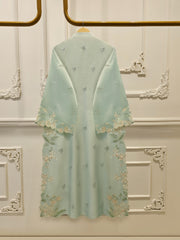 3 Piece- Pure  Sheesha Silk Embroidered Suit S115276