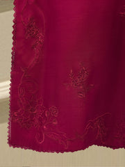 3 Piece- Pure Korean Silk Embroidered Suit S115297