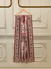 3 Piece- Pure Korean Silk Embroidered Suit S115297