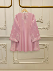3 Piece- Pure  Sheesha Silk Embroidered Suit S115291