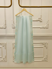 3 Piece- Pure  Sheesha Silk Embroidered Suit S115328