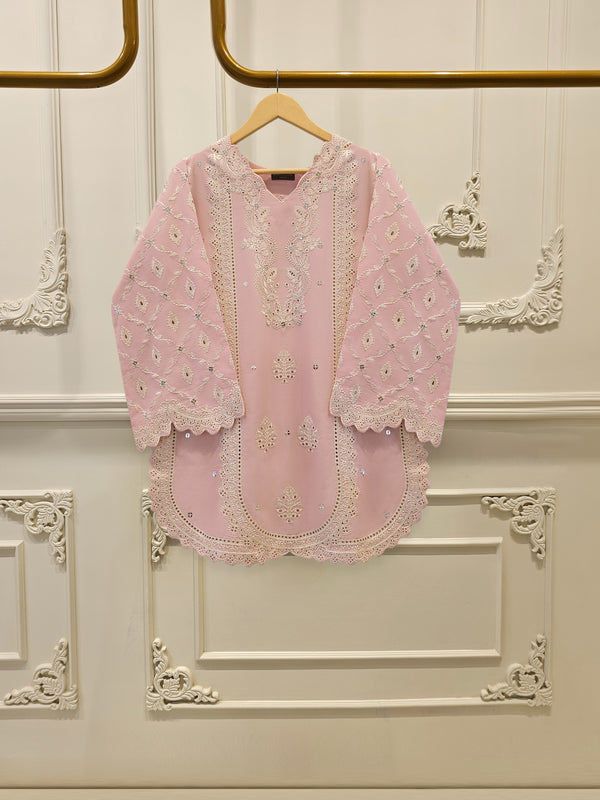2 Piece - Embroidered Cambric Suit S115337