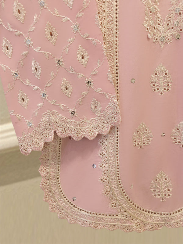 2 Piece - Embroidered Cambric Suit S115337