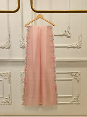 3 Piece- Pure  Sheesha Silk Embroidered Suit S115345