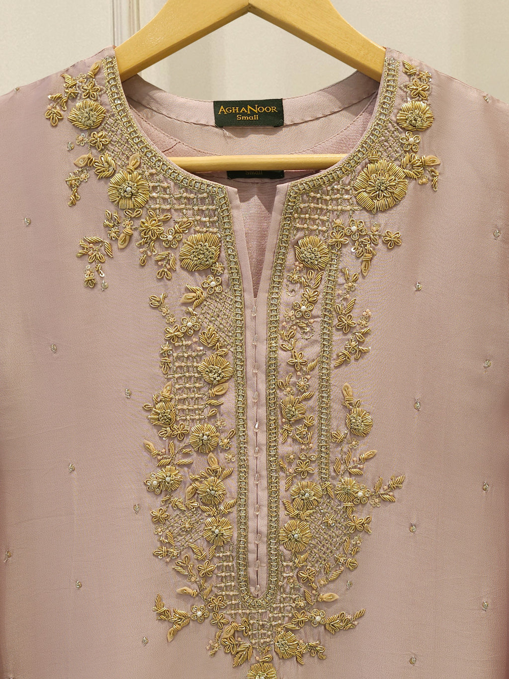 2 Piece- Pure Sheesha Silk Embroidered Suit S115359