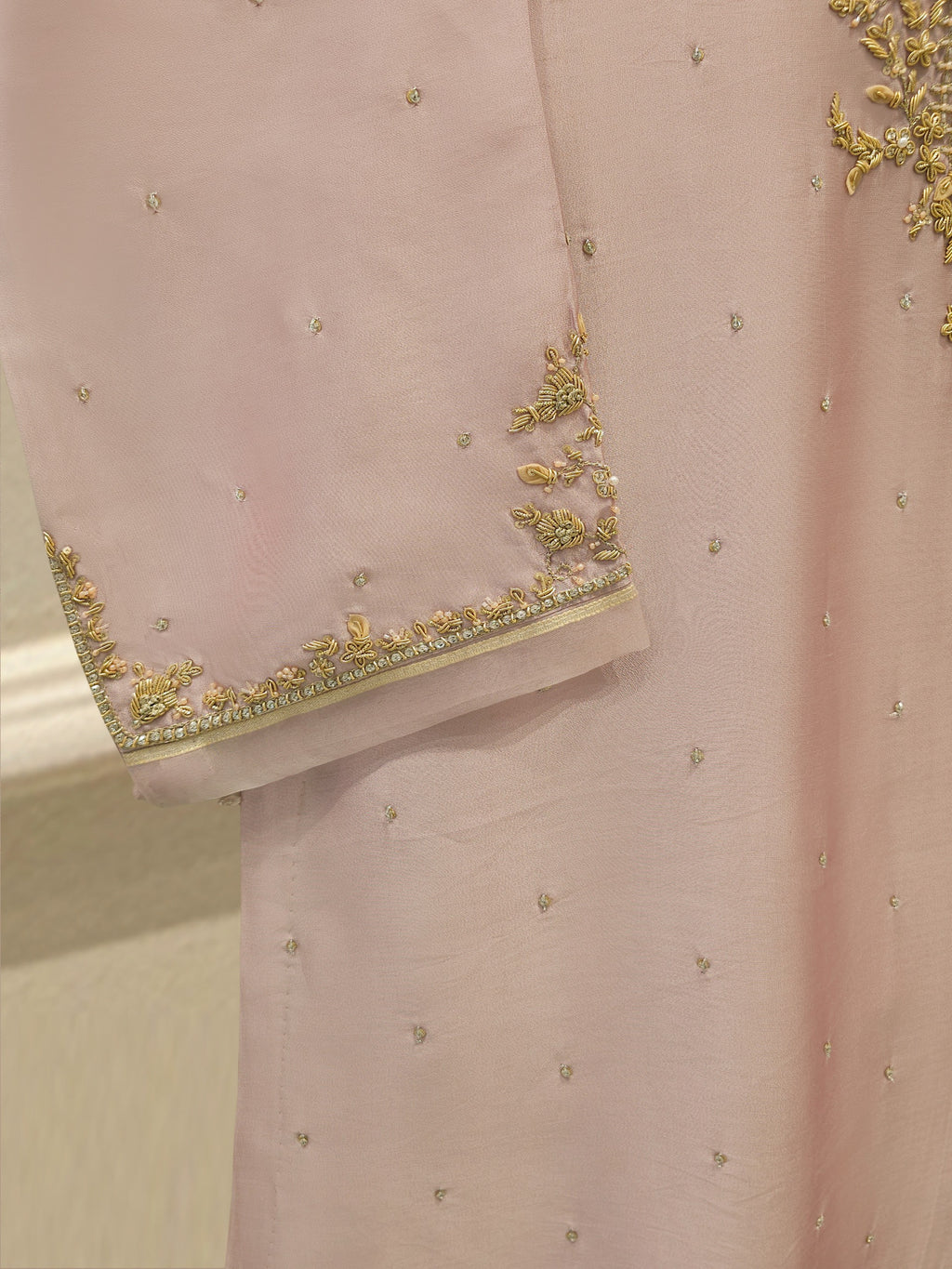 2 Piece- Pure Sheesha Silk Embroidered Suit S115359