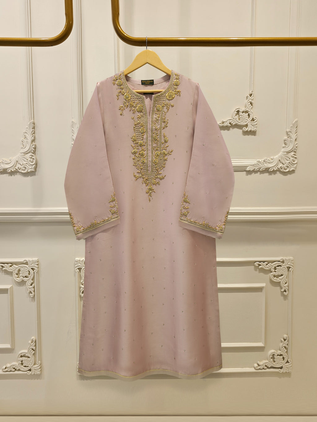 2 Piece- Pure Sheesha Silk Embroidered Suit S115359