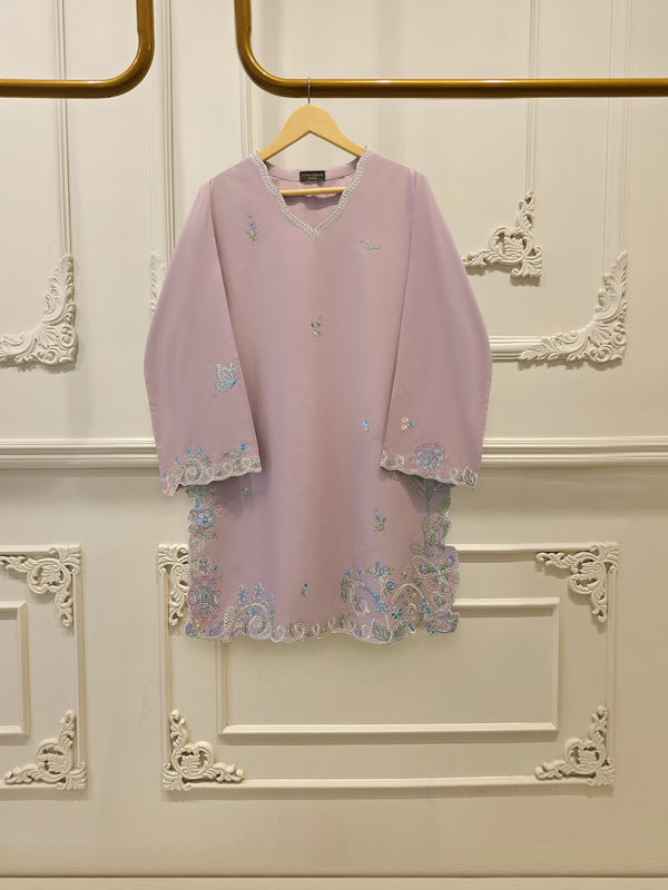 2 Piece - Embroidered Cambric Suit S115354