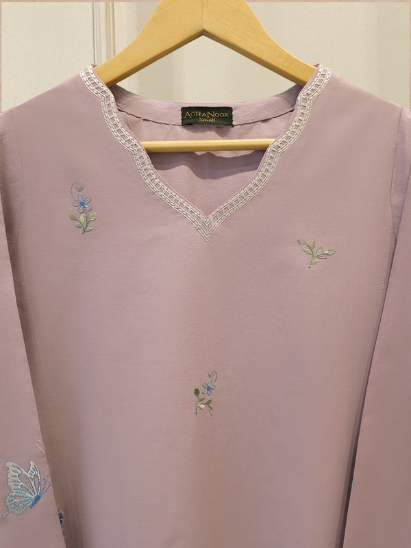 2 Piece - Embroidered Cambric Suit S115354
