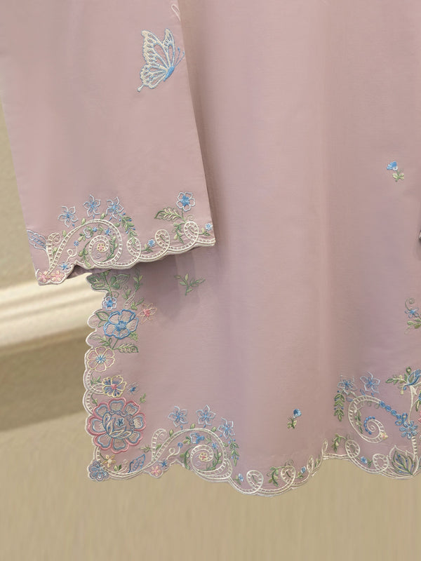 2 Piece - Embroidered Cambric Suit S115354