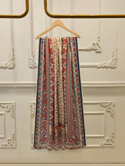 3 Piece- Pure Korean Silk Embroidered Suit S115363