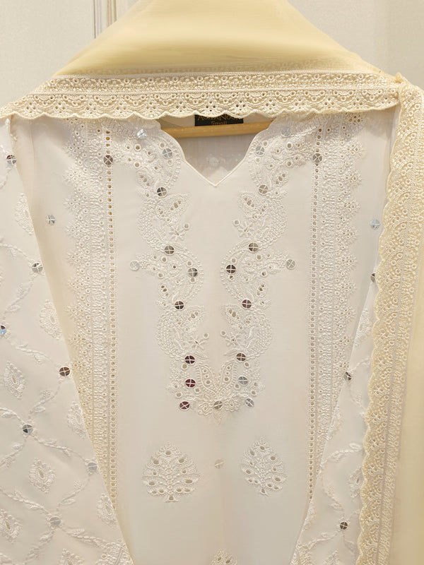 3-Piece Embroidered Cambric Suit S115355