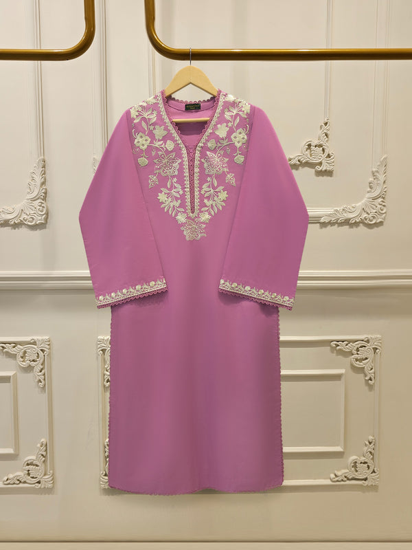 2 Piece - Embroidered Cambric Suit S115389
