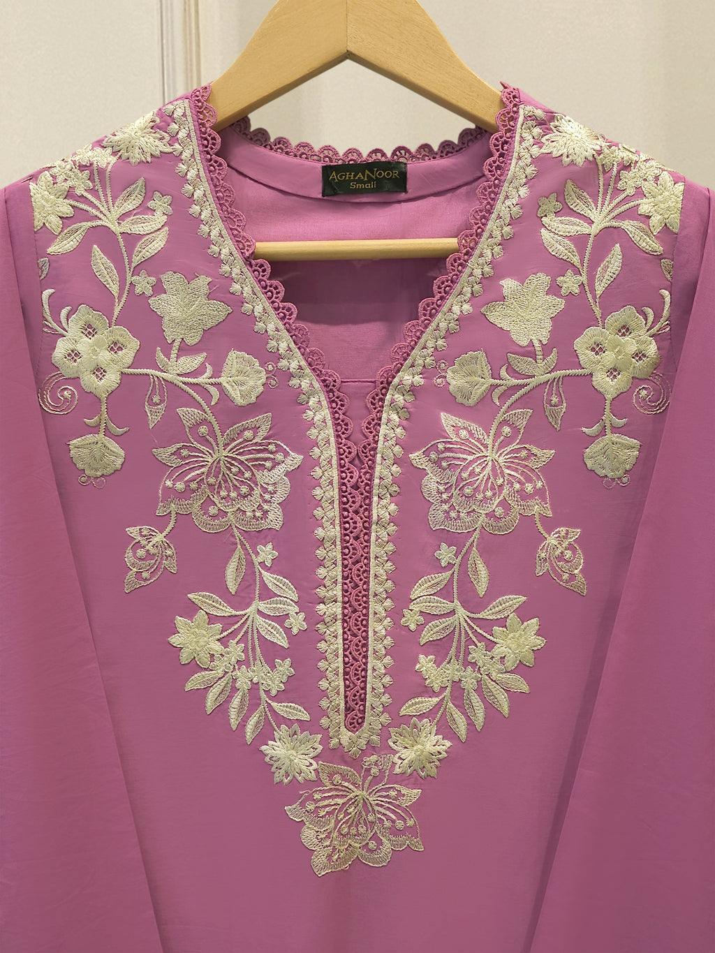 2 Piece - Embroidered Cambric Suit S115389