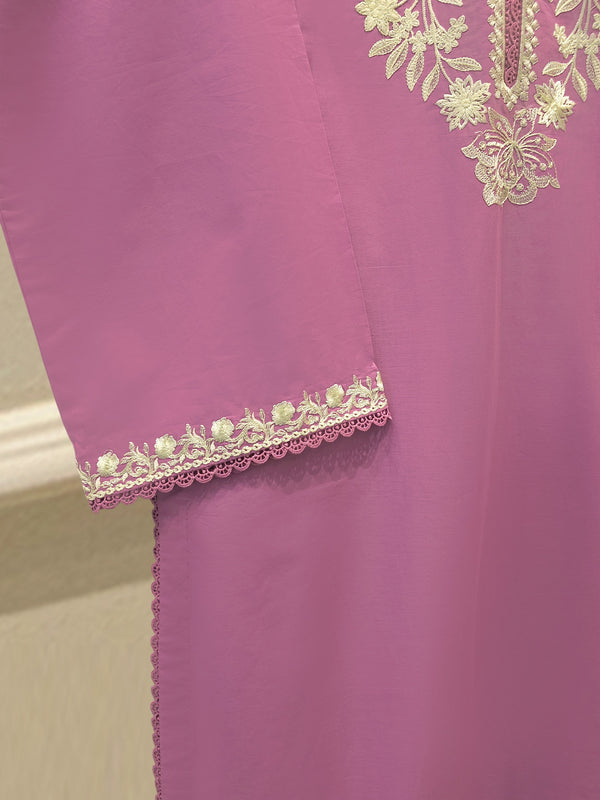 2 Piece - Embroidered Cambric Suit S115389