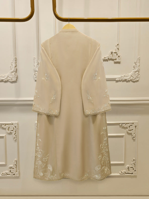 3 Piece- Pure Korean Silk Embroidered Suit S115400
