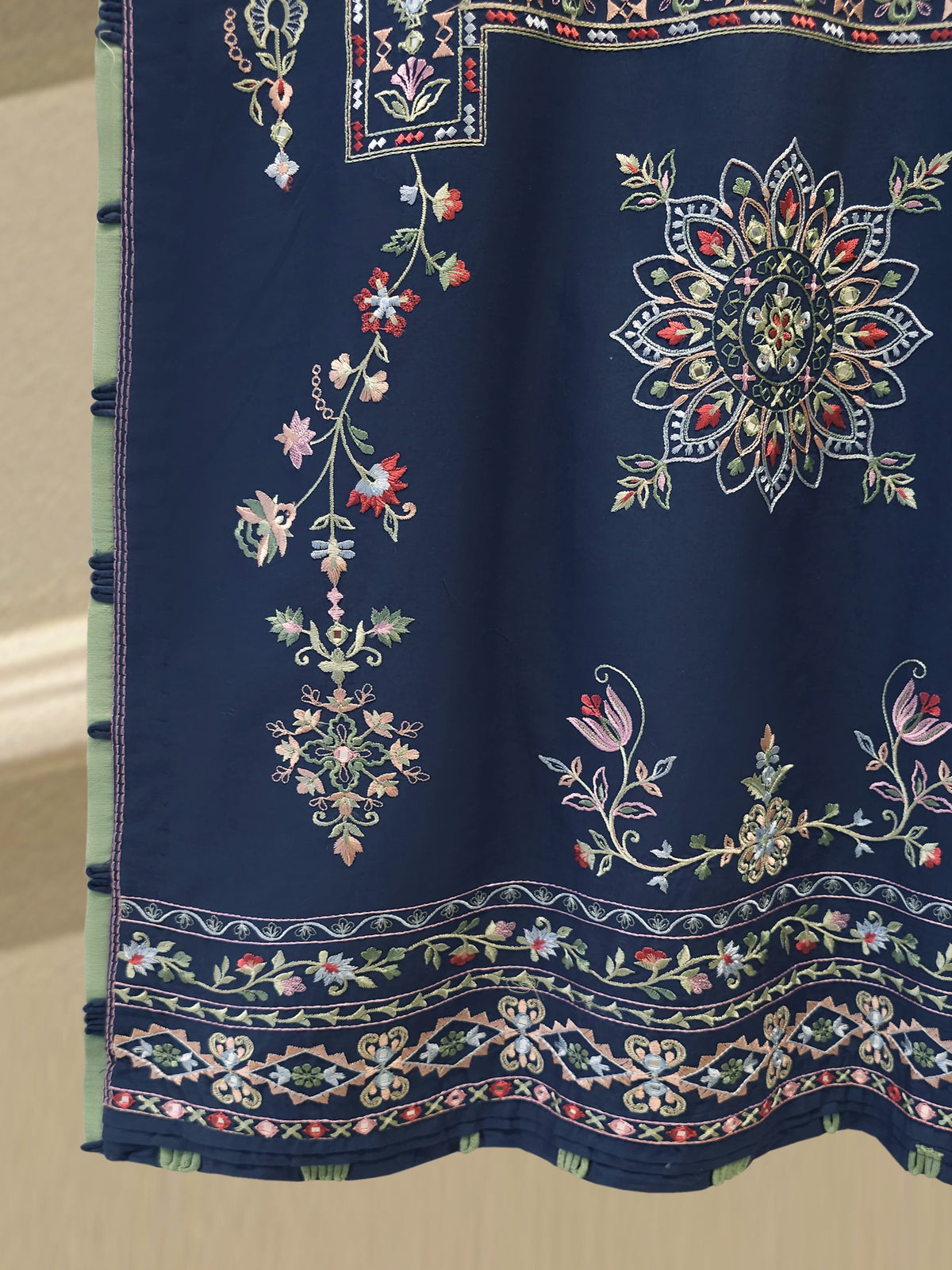 2 Piece - Embroidered Cambric Suit S115396